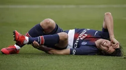 Cavani salió lesionado y en PSG piensan lo peor