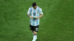 LA ÚLTIMA VEZ. Messi cabizbajo tras la eliminación en el Mundial (Foto: Getty).