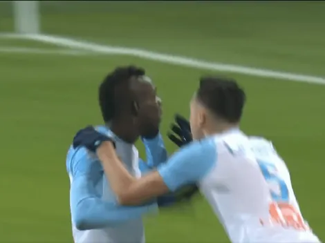 Típico del buen Mario: Balotelli festejó un gol con un gesto para todo el estadio