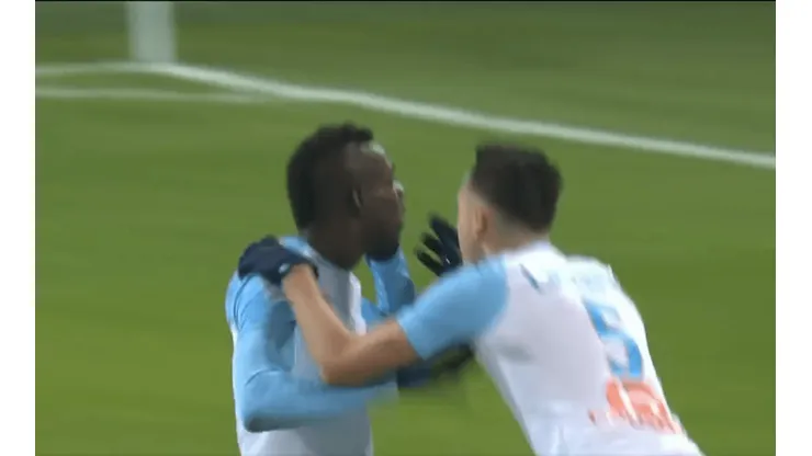 Típico del buen Mario: Balotelli festejó un gol con un gesto para todo el estadio