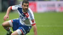 Lisandro López en Olympique de Lyon.