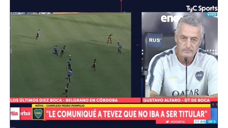 Foto de Gustavo Alfaro habló de Carlos Tevez.