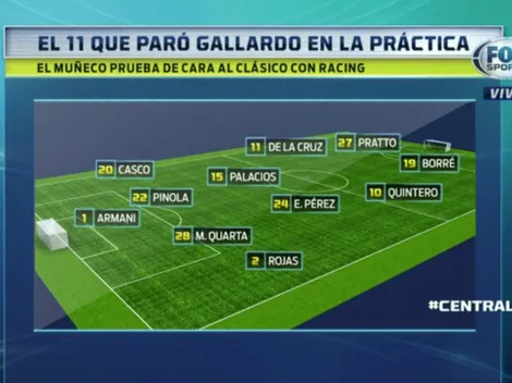 ¿Será este? El 11 que paró Gallardo hoy pensando en el River vs Racing