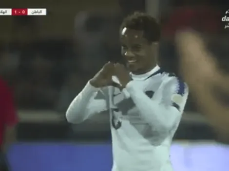 Con suspenso incluido, Carrillo volvió a marcar en Arabia Saudita