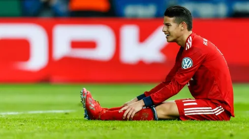 Foto de James Rodríguez, jugador de Bayern Munich.