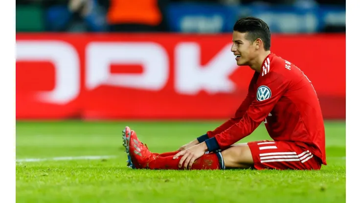 Foto de James Rodríguez, jugador de Bayern Munich.