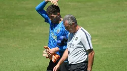 DE SALIDA. Agustín Rossi no entrenó hoy y se iría a Chile (Foto: Getty).