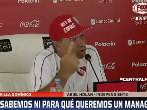 Holan se calentó con un periodista que le preguntó si perdió respaldo: "¿Cuál, el de Twitter?"