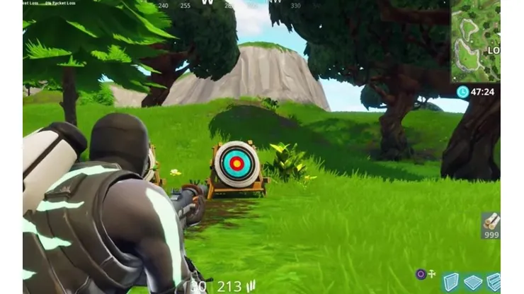Como conseguir una puntuación de 5 o más en la galería de disparo de Fortnite, temporada 7