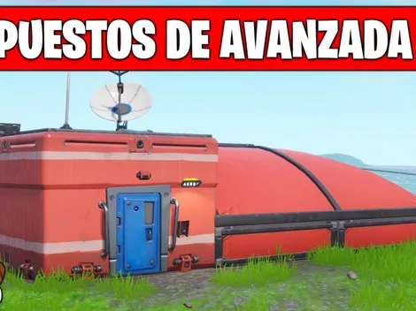 Visita Puestos de Avanzada en una misma partida en Fortnite en la semana 10 de la temporada 7