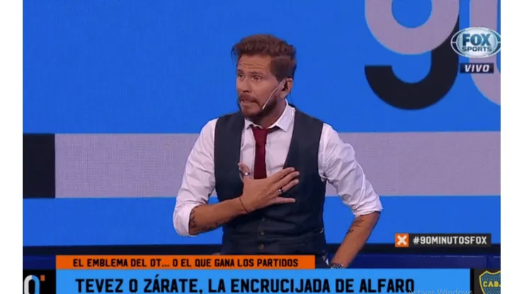 Foto de Sebastián Vignolo, periodista de Fox Sports.
