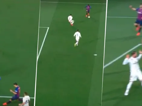 Un gol de locos: genialidad de Suárez, confusión de Ramos y festejo de Malcom