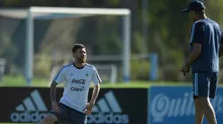 Foto de Lionel Messi y la Selección Argentina.