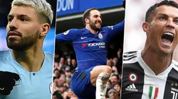 Agüero, Higuaín y Ronaldo forman el tridente ofensivo del equipo de la semana de FIFA 19