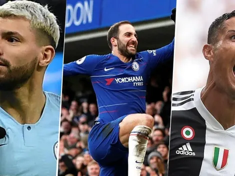 Agüero, Higuaín y Ronaldo forman el tridente ofensivo del equipo de la semana de FIFA 19