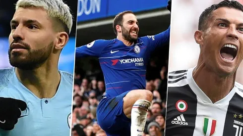 Agüero, Higuaín y Ronaldo forman el tridente ofensivo del equipo de la semana de FIFA 19
