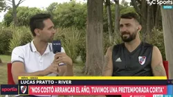Pratto eligió una llamativa frase para explicar qué hace que River reaccione en la Superliga