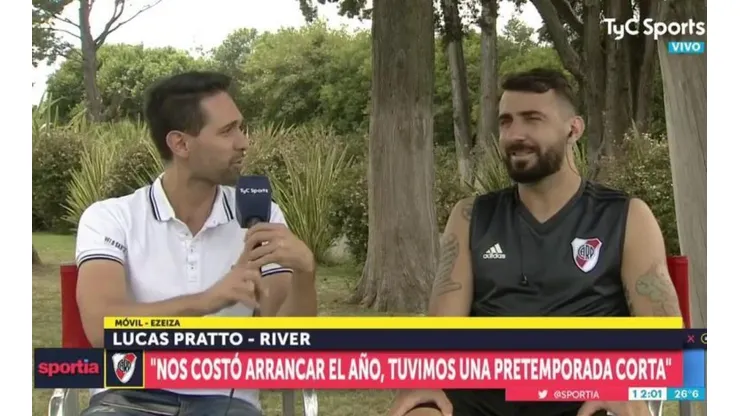 Pratto eligió una llamativa frase para explicar qué hace que River reaccione en la Superliga