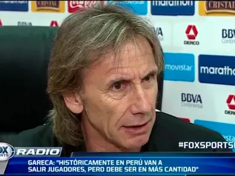 Gareca: "Perú estuvo en su momento al nivel de Argentina y Brasil"