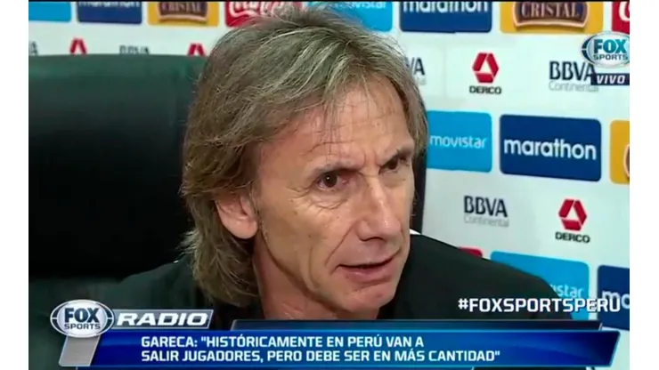 Gareca: "Perú estuvo en su momento al nivel de Argentina y Brasil"