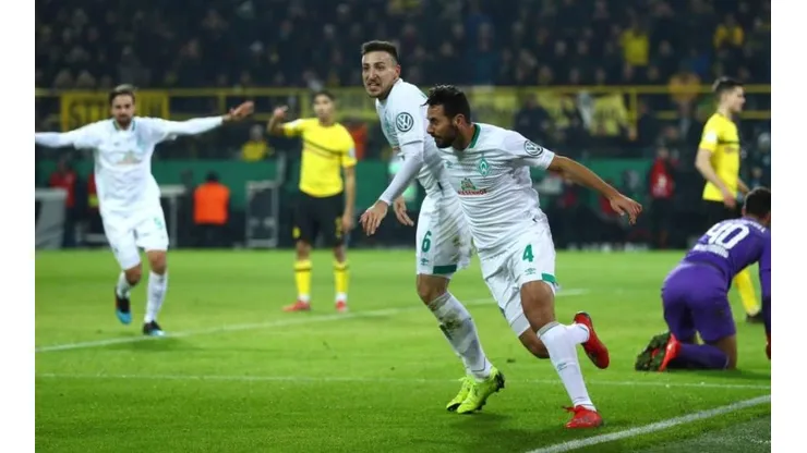 El partido del día: Werder Bremen eliminó al Dortmund por penales tras un 3-3