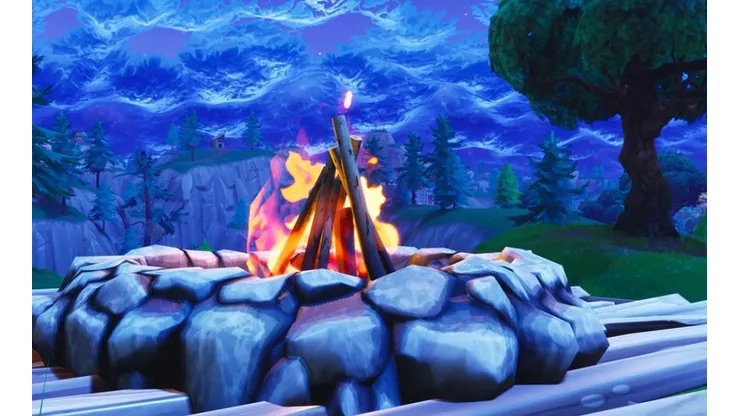 Donde están las fogatas de entorno en Fortnite para desbloquear la tercera skin del prisionero de nevada