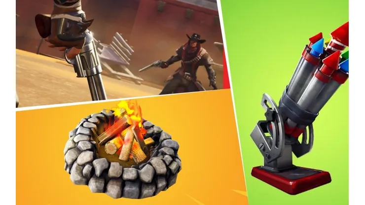 Cohetes Pirotécnicos, fogatas y más en la actualización 7.30 de Fortnite