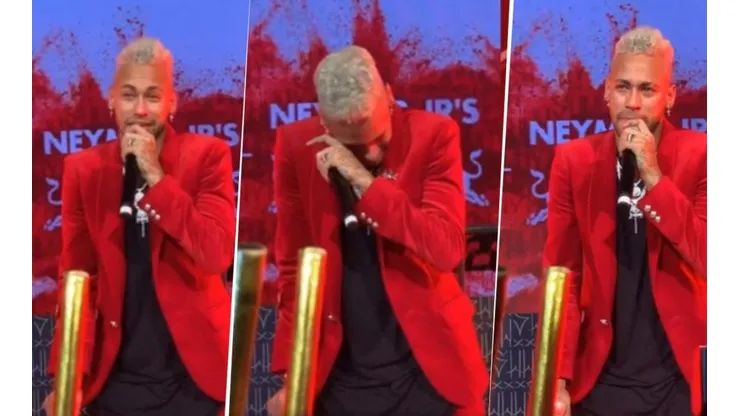 No todo fue alegría: Neymar quebró en llanto en plena fiesta por su cumpleaños