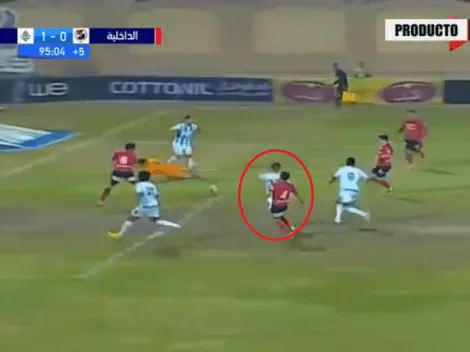 Está intratable: así fue el primer gol de Cristian Benavente con el Pyramids en Egipto