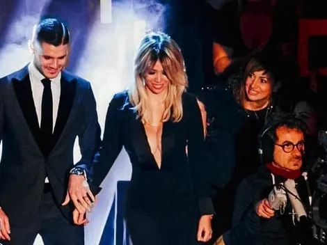 Wanda Nara metió selfie en el espejo con Icardi antes de salir