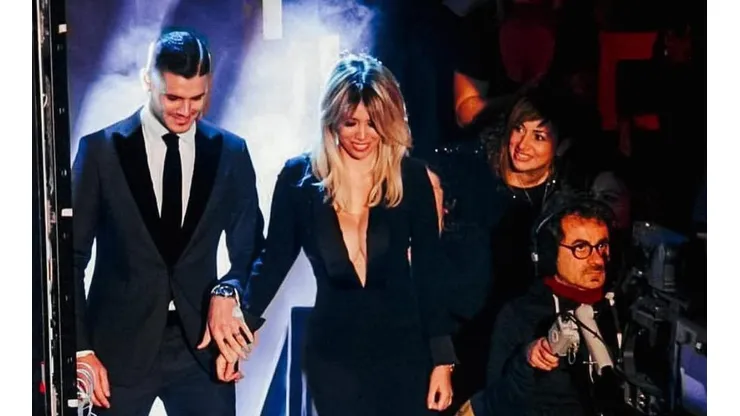 Foto de Wanda Nara junto a Mauro Icardi.