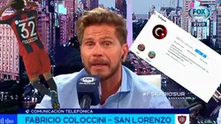 Estamos llorando: hackearon la cuenta de Coloccini y el llamó a Vignolo en vivo para contarle