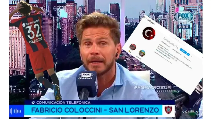Estamos llorando: hackearon la cuenta de Coloccini y el llamó a Vignolo en vivo para contarle