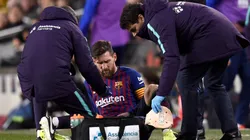 Messi, complicado para jugar contra el Real Madrid