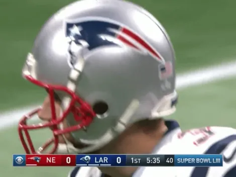 ¡Se quiere morir Brady! Los Patriots fallan el primer gol de campo en el Superbowl