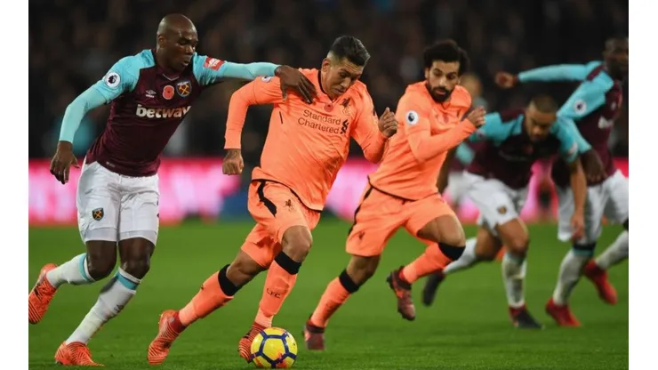West Ham vs Liverpool por la Premier League.