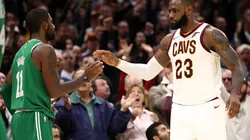LeBron James y Kyrie Irving siguen en contacto y los Lakers sonríen