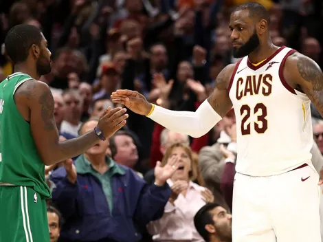 LeBron James y Kyrie Irving siguen en contacto y los Lakers sonríen