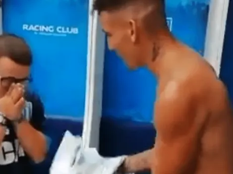 Gigante: el emotivo video en el que Ricardo Centurión le cumplió el sueño a un nene fanático de Racing