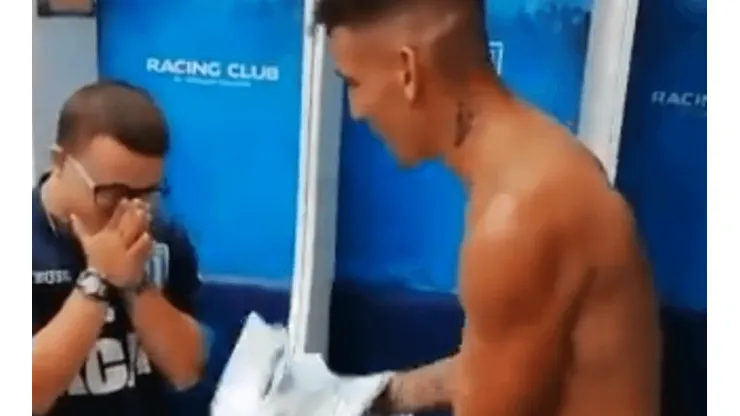 Gigante: el emotivo video en el que Ricardo Centurión le cumplió el sueño a un nene fanático de Racing