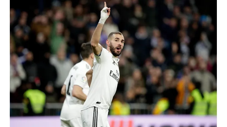 Karim Benzema marcó el primer tanto del partido.