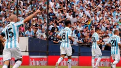 Racing vs Huracán por la Superliga.