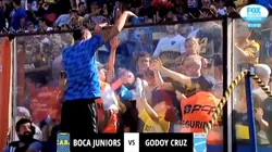 Aún ni atajó pero Marcos Díaz ya se ganó los aplausos de La Bombonera