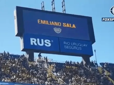 El homenaje de Boca a Sala y la respuesta de La Bombonera