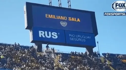 El homenaje de Boca a Sala y la respuesta de La Bombonera
