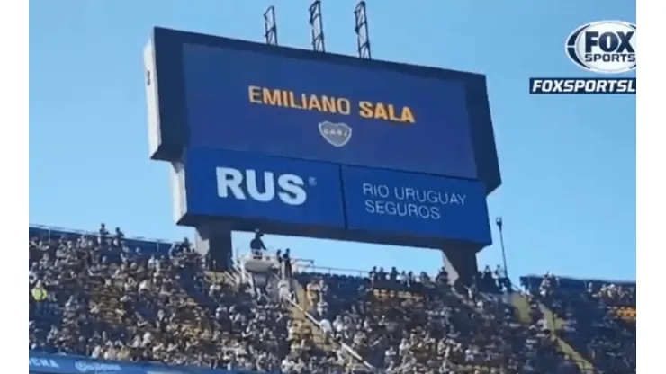 El homenaje de Boca a Sala y la respuesta de La Bombonera