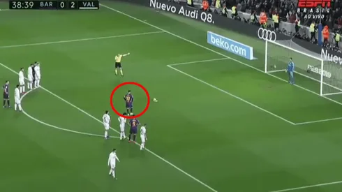 Foto de Lionel Messi, jugador de Barcelona.