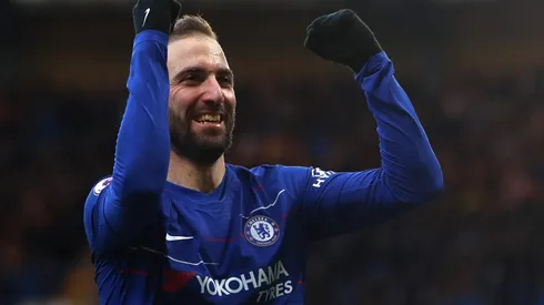 La felicidad de Gonzalo Higuaín.