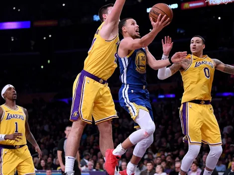 Qué canal transmite Golden State Warriros vs Los Angeles Lakers por la NBA