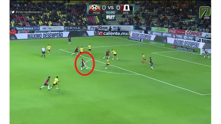 Atlas se puso en ventaja con un lindo gol de Isijara.